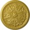 Ekena Millwork Washington Ceiling Medallion (Fits Canopies up to 2 7/8"), 17 1/8"OD x 1 1/2"P, Rich Gold CM17WARGS - alternate 1